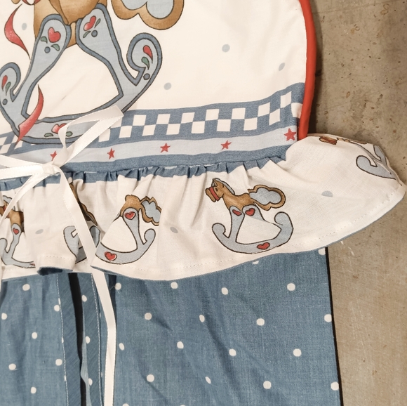 Daisy Kingdom Vintage 90s Diaper Stacker Rocking Horse - Picture 7 of 7